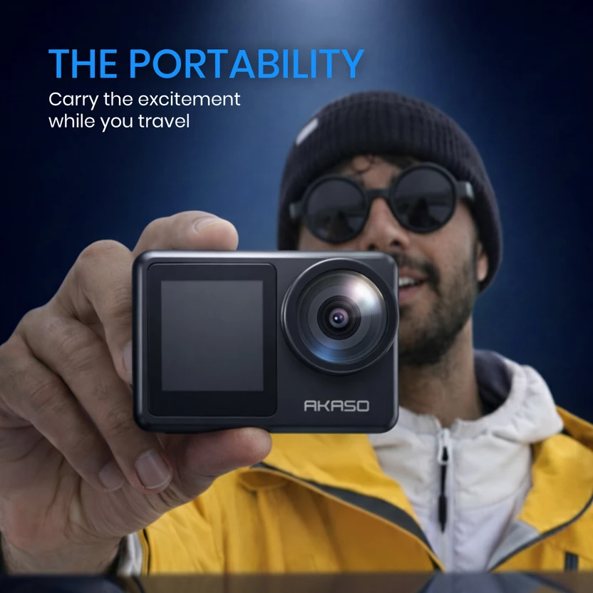 Akaso Brave 7 LE 4K30fps with Touch Screen EIS 131ft Waterproof U...more