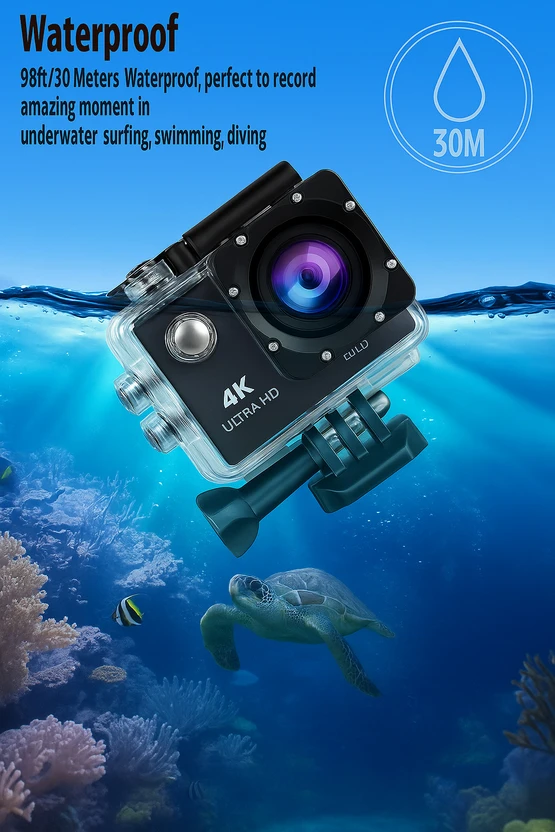Pixel 4K S3 Action Camera 4k20MP Wifi 30M Waterproof Action Camer...more