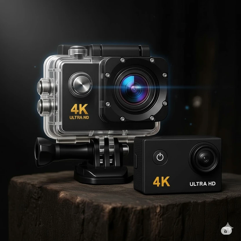 AdrenaCam ACTION CAMERA Action Camera 4K WiFi 20MP 30M Waterproof...more