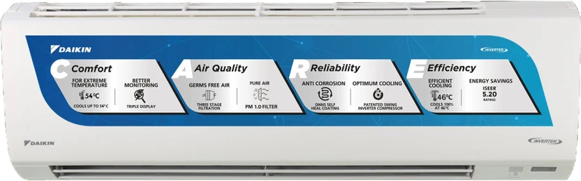 Daikin 2025 Model 1 Ton 5 Star Split Inverter AC (ATKM35UV16WA 
 ...more