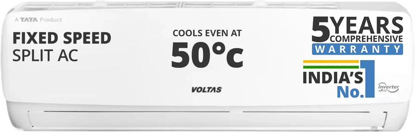Air Conditioners Voltas 2025 Model 1.5 Ton 3 Star Split 4-IN-1 Adjustable Mode | E...more