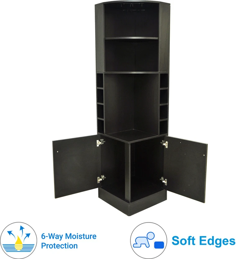 Barewether Engineered Wood Bar Cabinet (Finish Color - Wenge, Kno...more