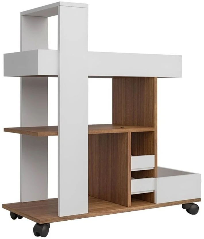 neuspace Barista Bar Trolley 3-Tier Rolling Bar Cart, Wine Servin...more