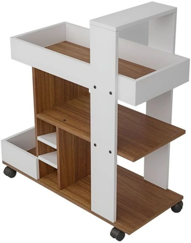 neuspace Barista Bar Trolley 3-Tier Rolling Bar Cart, Wine Servin...more