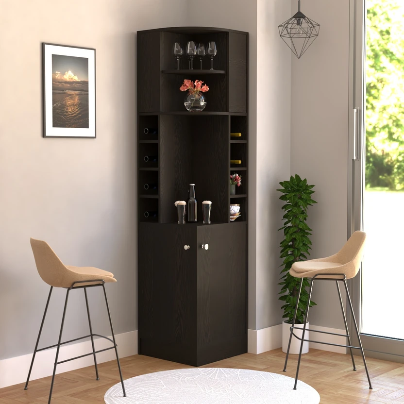 Bar Cabinets Flipkart Perfect Homes Rhythm Engineered Wood Bar Cabinet (Finish...more