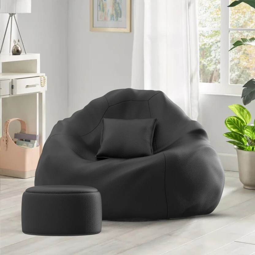 Biggie 4XL LoungeRelax Sofa with Cushion and Footrest Teardrop Be...more