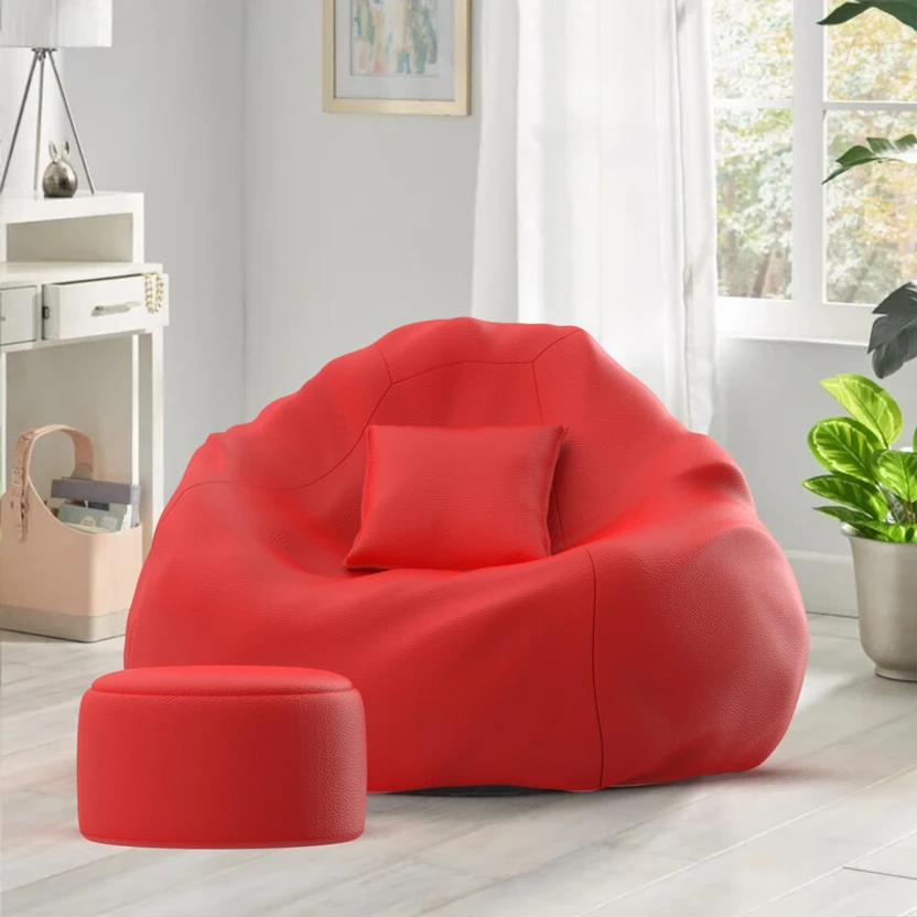 Biggie 4XL LoungeRelax Sofa with Cushion and Footrest Teardrop Be...more