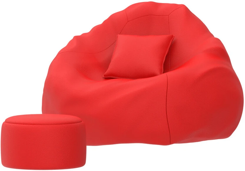 Biggie 4XL LoungeRelax Sofa with Cushion and Footrest Teardrop Be...more