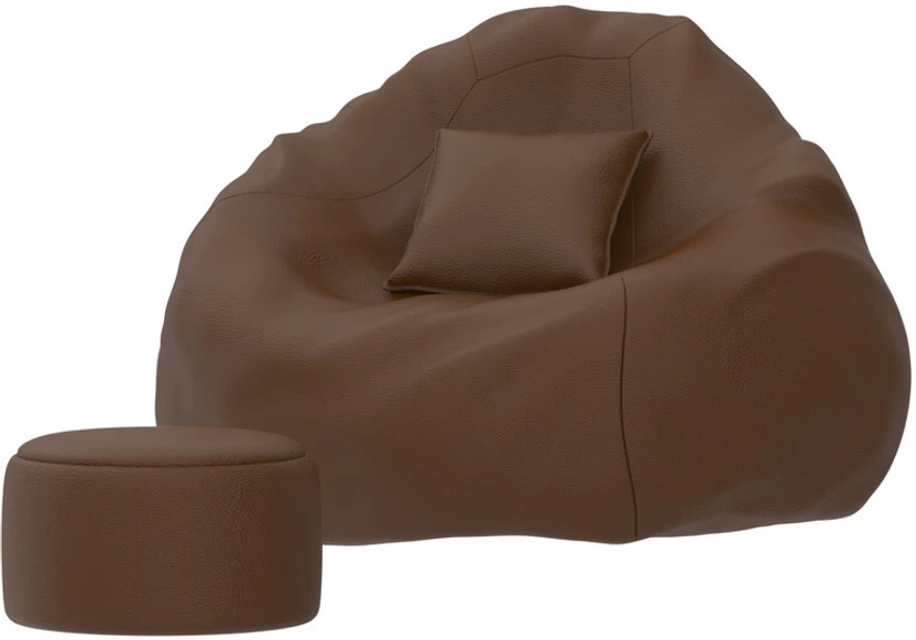Biggie XXXL HubCushy Sofa with Cushion and Footrest Teardrop Bean...more