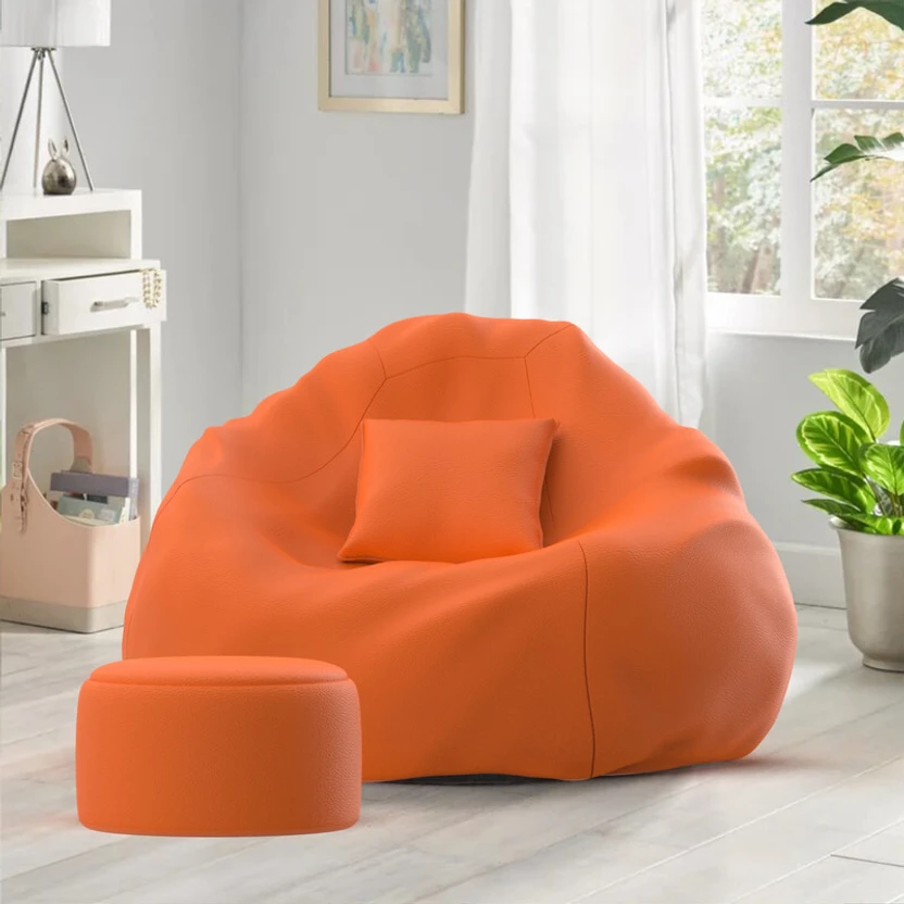 Biggie XXXL LoungeRelax Sofa with Cushion and Footrest Teardrop B...more
