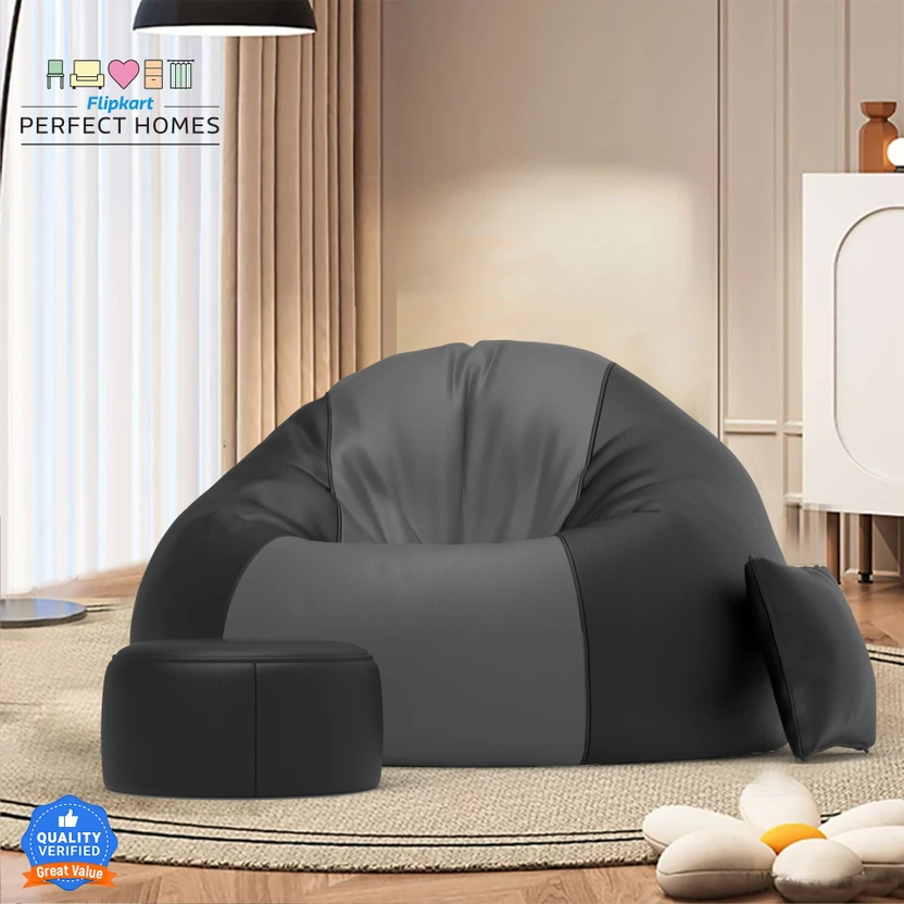 Bean Bags Flipkart Perfect Homes 4XL FluffCloud Sofa With Free Cushion and ...more