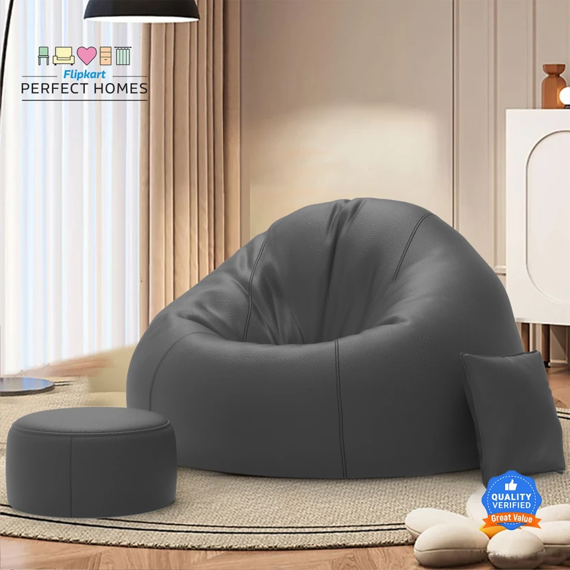 Bean Bags Flipkart Perfect Homes XXXL Teardrop Bean Bag  With Bean Filling ...more
