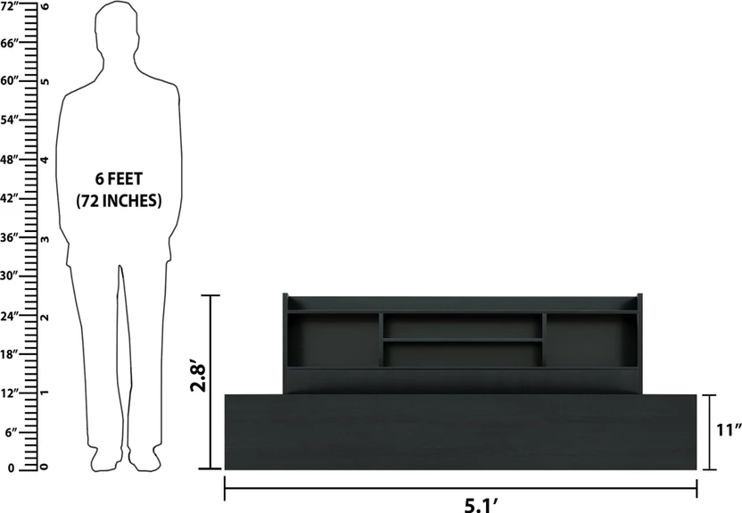 Bharat Lifestyle Freetown Engineered Wood Queen Box Bed, 195.58 c...more