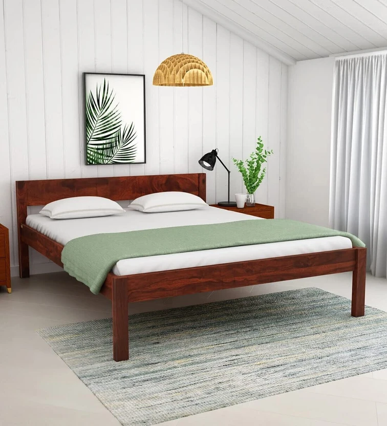 Mamata Wood Decor Solid Sheesham Wood Queen Size Bed for Bedroom ...more