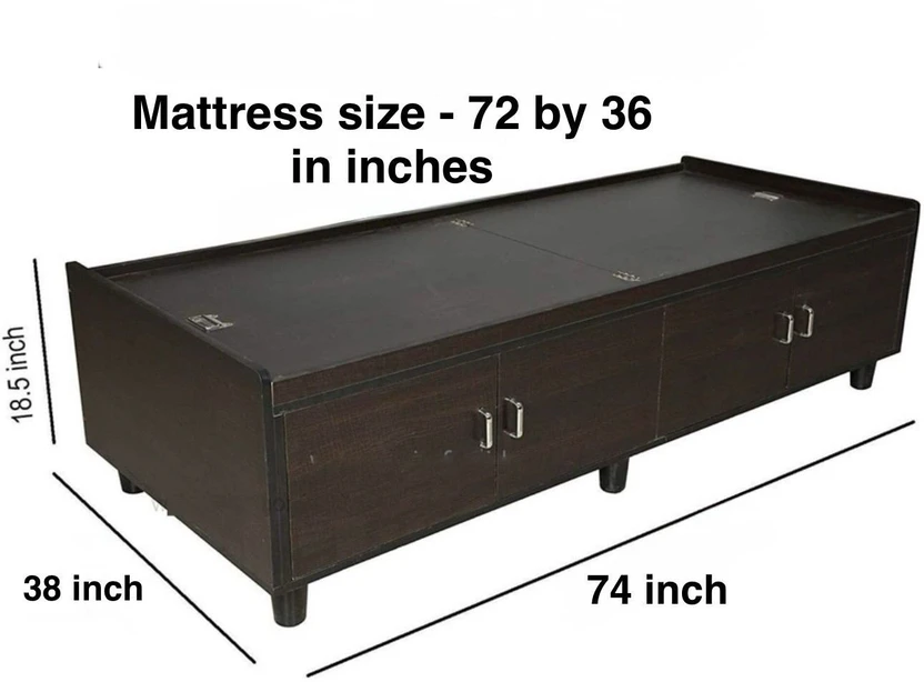 CASPIAN Deewan, Wooden Box Bed || Bed with Box Storage for Home B...more