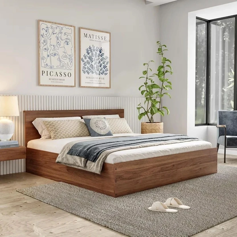 Wakefit Taurus Engineered Wood King Box Bed, 187.4 cm x 209.7 cm ...more