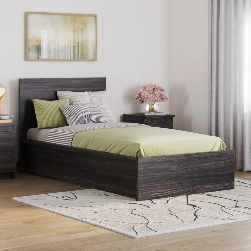 Wakefit Centaur Engineered Wood Single Box Bed, 103 cm x 96 cm (3...more