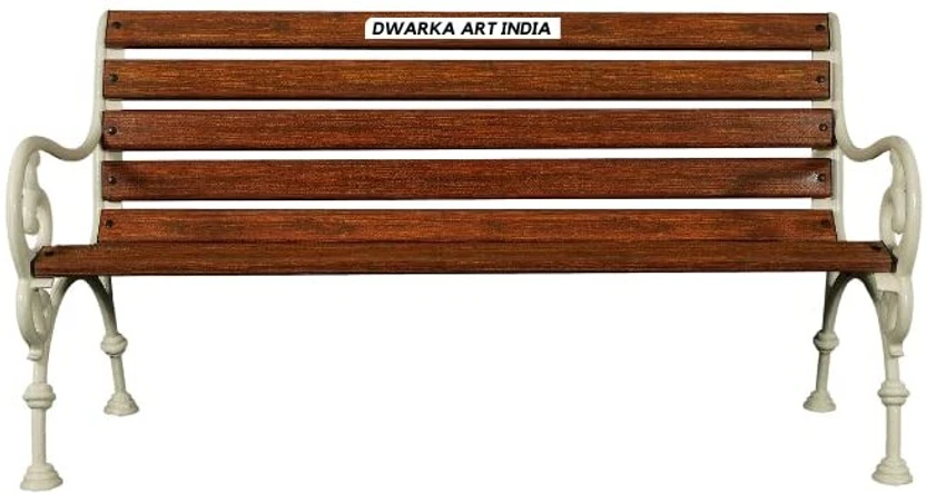 DWARKA ART Metal 3 Seater (Finish Color - Brown, DIY(Do-It-Yourse...more