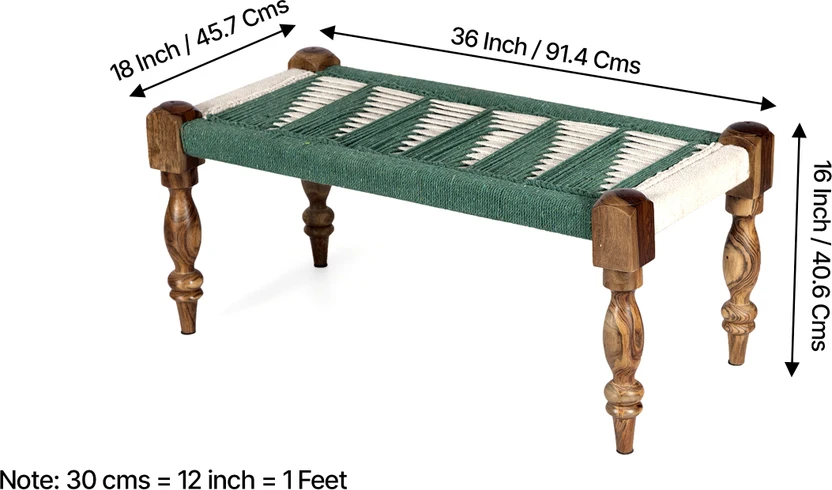 Ikiriya Oakville Sheesham Wood Vintage Solid Wood 2 Seater (Finis...more