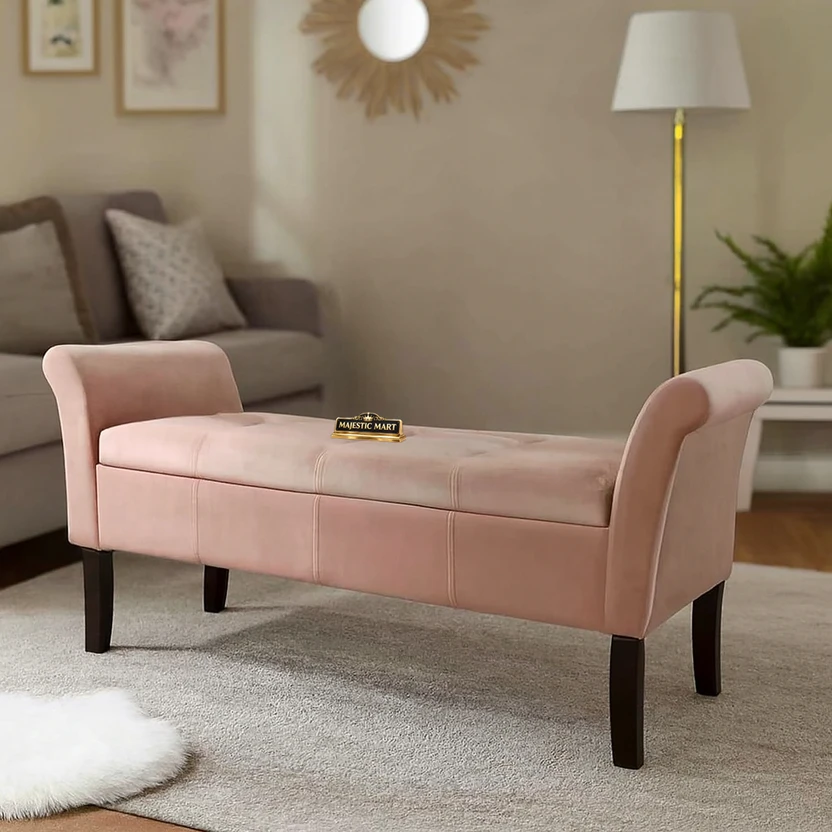 MAJESTIC MART Luxury Bench Settee with Storage Box For Living Roo...more
