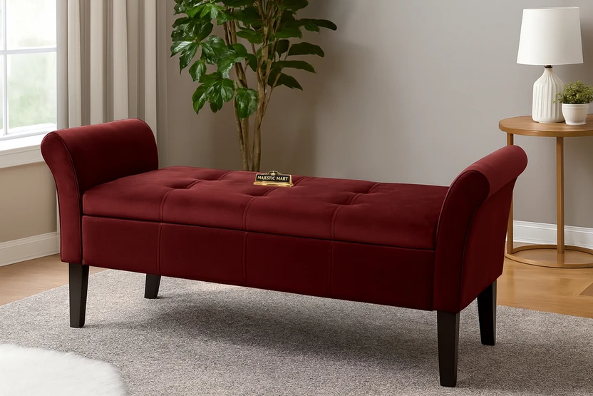MAJESTIC MART Luxury Bench Settee with Storage Box For Living Roo...more