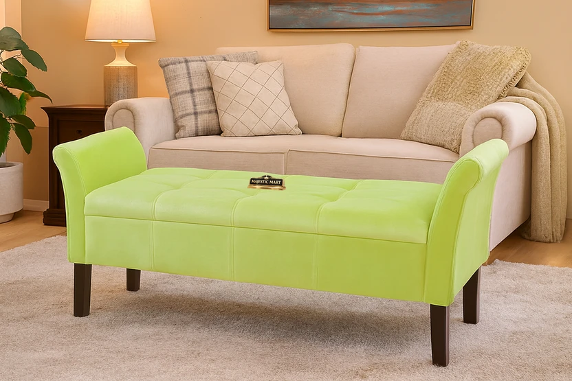 MAJESTIC MART Luxury Bench Settee with Storage Box For Living Roo...more