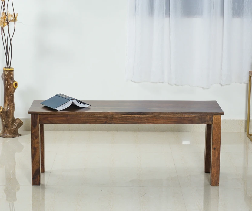 Benches Woodefly Sheesham Wood 3 Seater Bench for Dining Room/Indoor/Outd...more