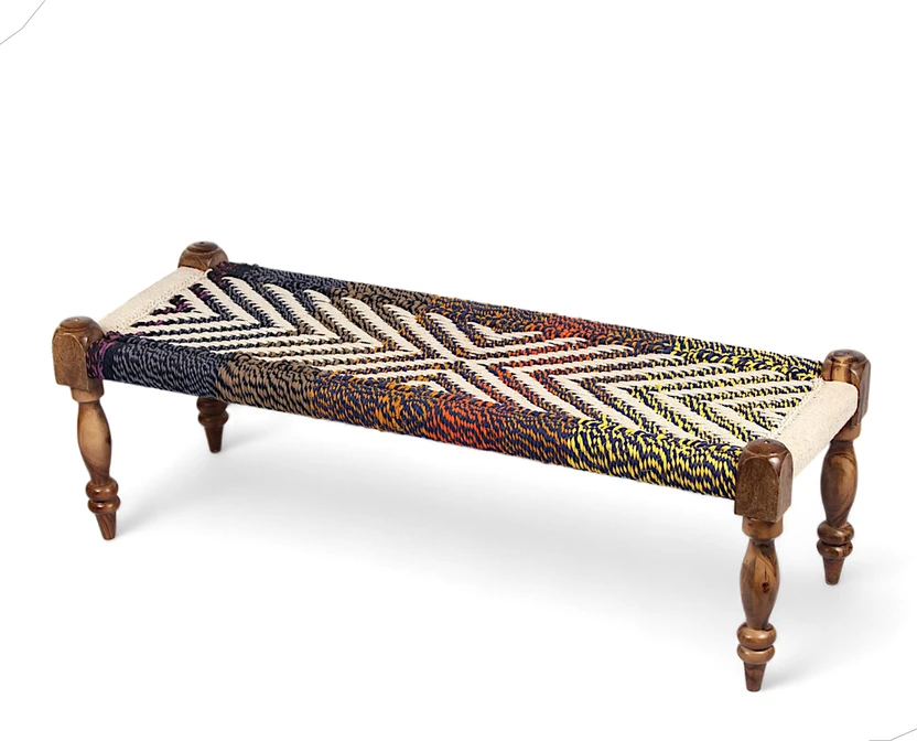 Ikiriya Hamilton Sheesham Wood Vintage 3+1+1 SEATER Solid Wood 5 ...more