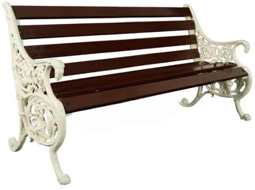 DWARKA ART Metal 3 Seater (Finish Color - Brown, DIY(Do-It-Yourse...more