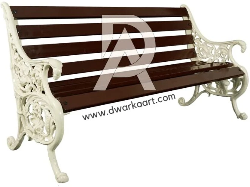 DWARKA ART Metal 3 Seater (Finish Color - Brown, DIY(Do-It-Yourse...more