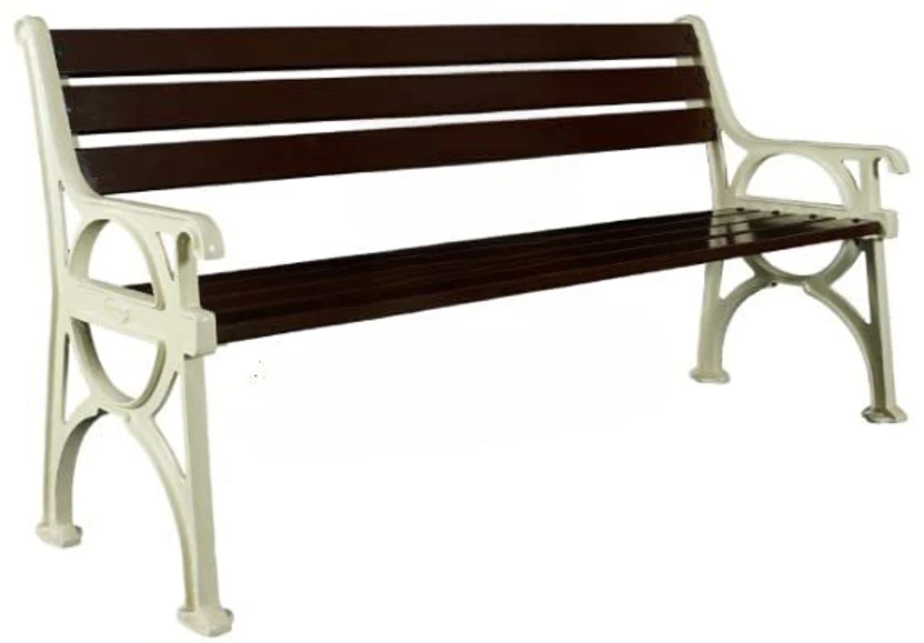Benches DWARKA ART Metal 3 Seater (Finish Color - Brown, DIY(Do-It-Yourse...more