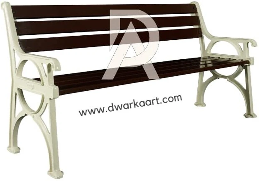 DWARKA ART Metal 3 Seater (Finish Color - Brown, DIY(Do-It-Yourse...more