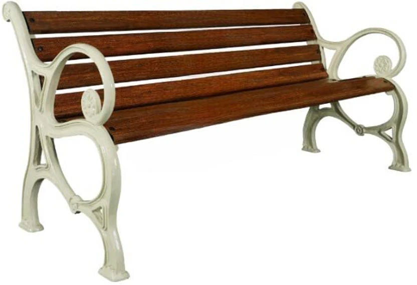 Benches DWARKA ART Metal 3 Seater (Finish Color - Brown, DIY(Do-It-Yourse...more