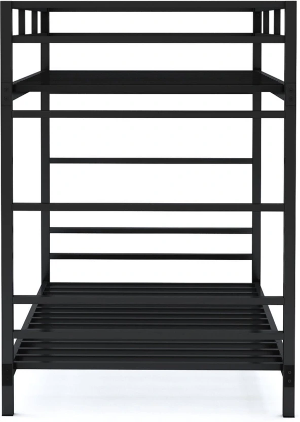 Ziaula Sturdy Metal Bunk Bed(Double Size) | 2-Step, Space-Saving,...more
