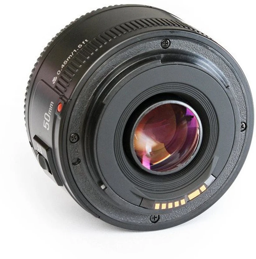 Yongnuo 50mm f1.8 Canon Standard Prime  Lens (Black, 50 mm)