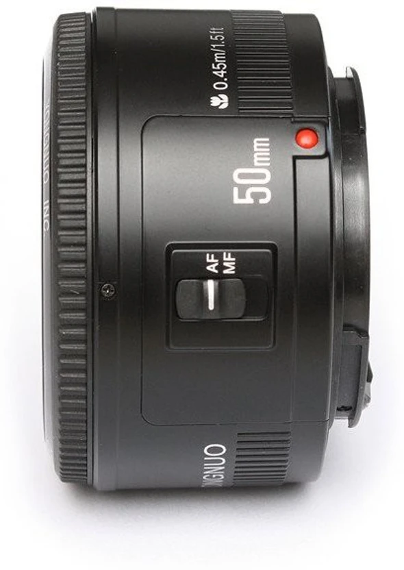 Yongnuo 50mm f1.8 Canon Standard Prime  Lens (Black, 50 mm)