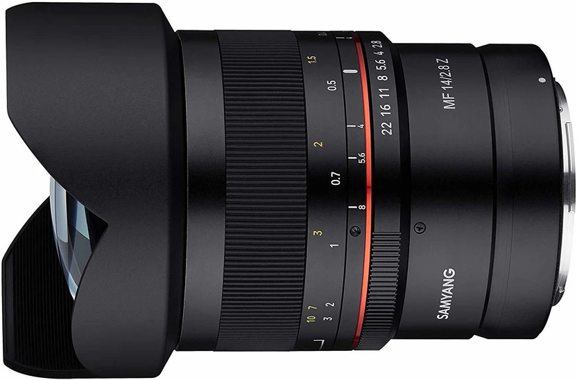 Samyang MF 14mm F2.8 Wide-angle Prime  Lens (Black, 14 mm)