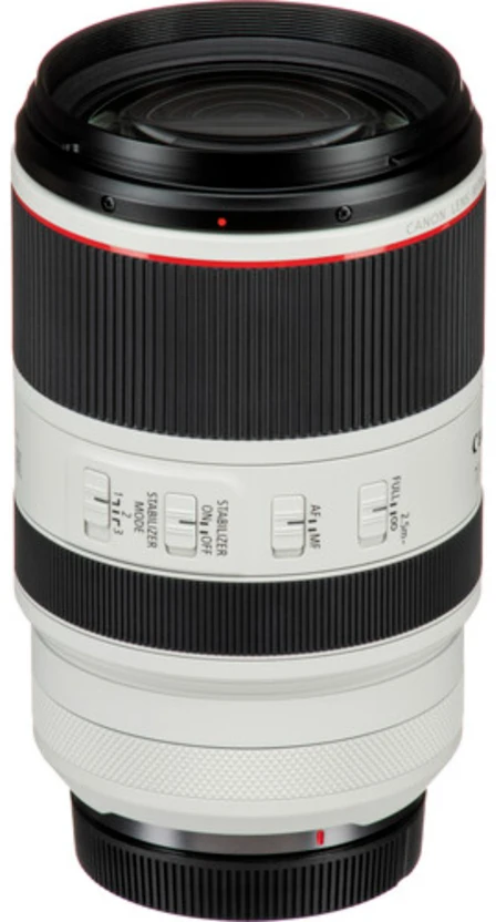 Canon RF 70 - 200 mm F2.8 L IS USM Telephoto Zoom  Lens (White, B...more