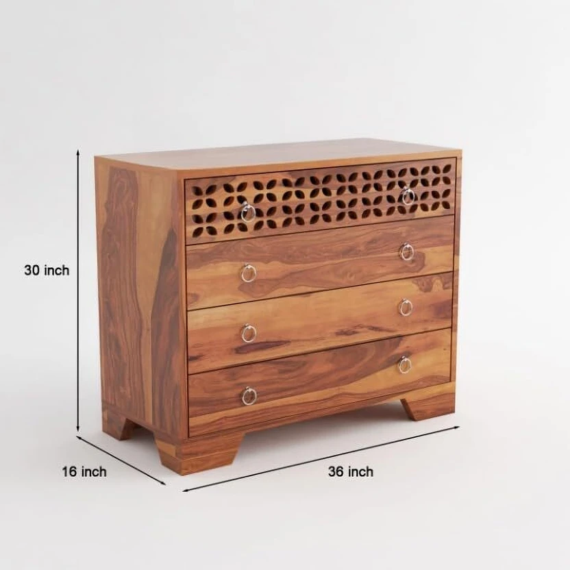 Sylvan Solid Wood Free Standing Chest of Drawers (Finish Color - ...more