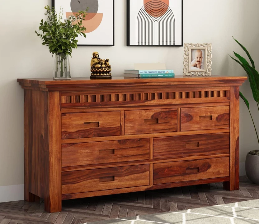 Credenza Drawer Chest of Drawers Wooden for Living Room and Bedro...more