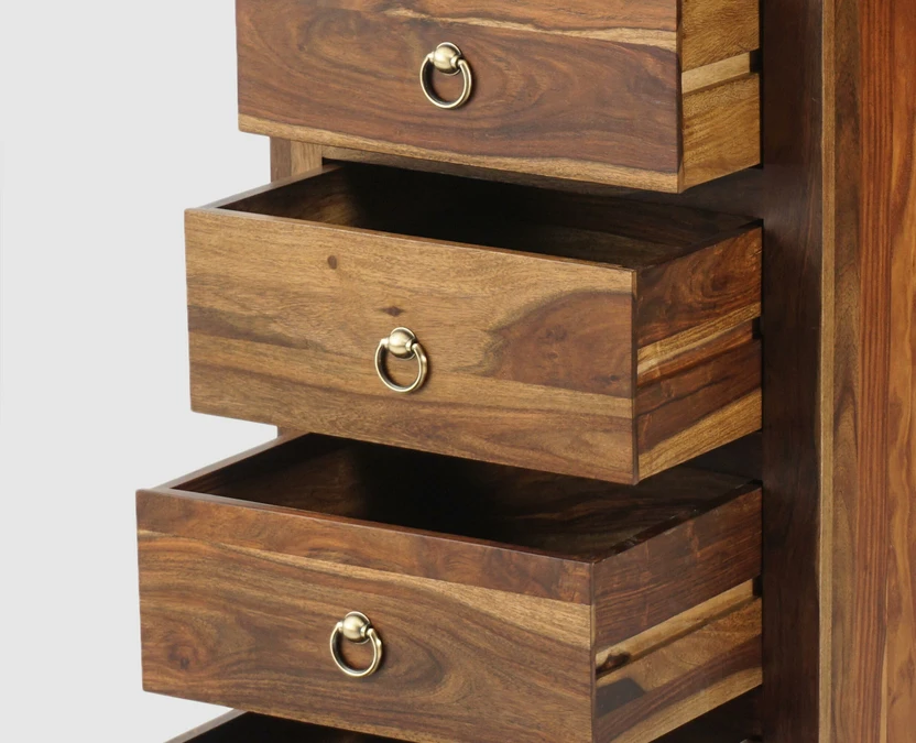 Woodefly Wooden Chest of Drawers for Storage Wooden Crockery Cabi...more
