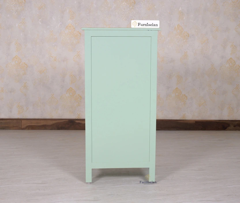 Woodefly Solid Mango Wood Tall Chest of Drawer- 5 Drawers Solid W...more