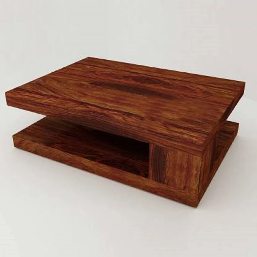Worldwood Solid Wood Coffee Table (Finish Color - Brown Finish, D...more