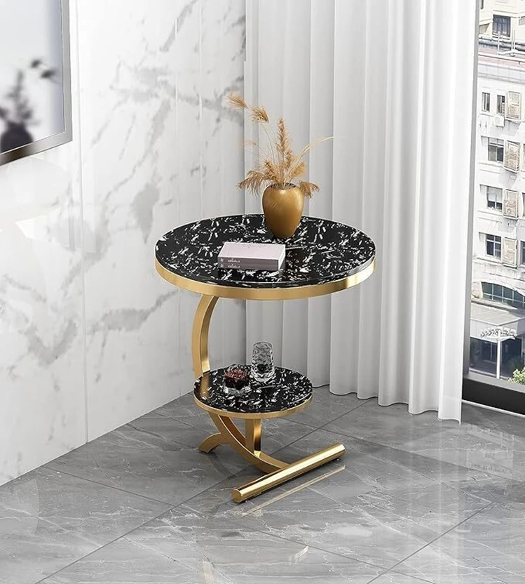 FlipsShoppee Round Coffee Table, Circle with Modren Storage Tea T...more