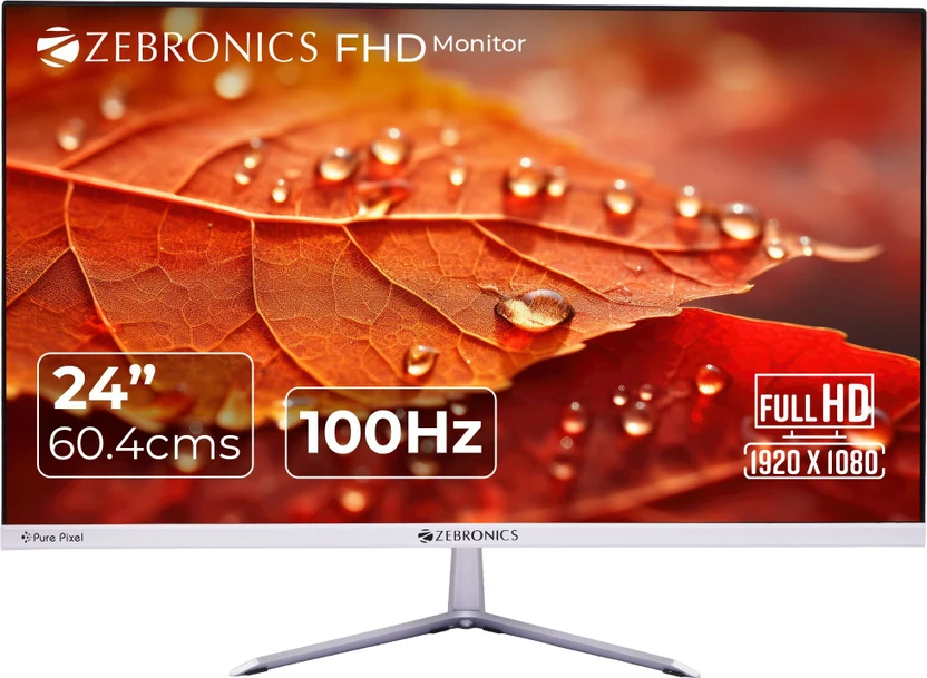 ZEBRONICS Pure Pixel 60.96 cm (24 inch) Full HD VA Panel with 250...more