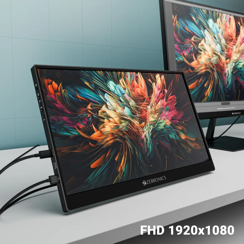 ZEBRONICS 39.62 cm (16 inch) Full HD IPS Panel Monitor (ZEB-AU16F...more