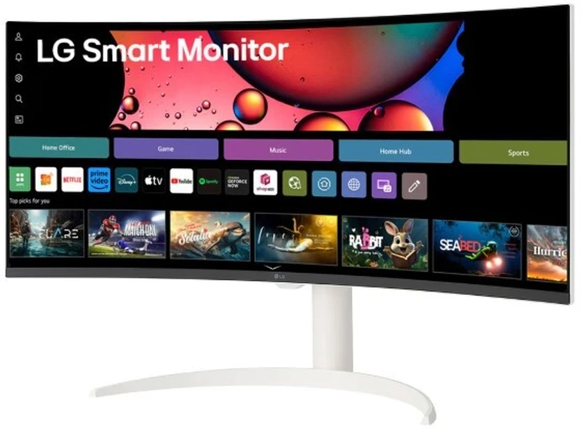 LG Smart 86.36 cm (34 inch) Curved WQHD VA Panel 34 (86.36 cm) 21...more