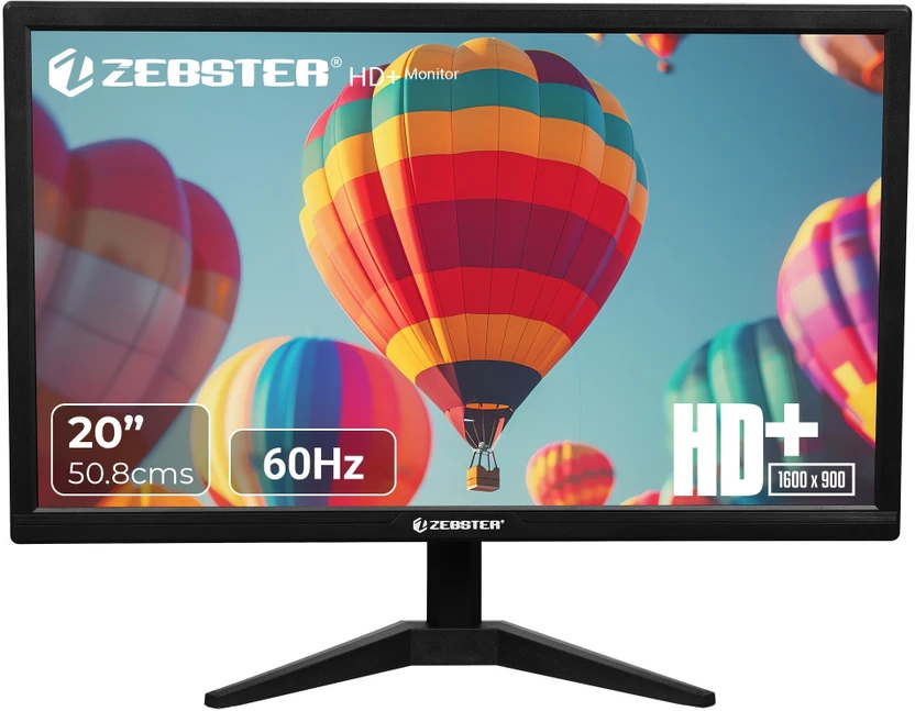 ZEBSTER 50.8 cm (20 inch) HD VA Panel Gaming Monitor (HD 20 INCH ...more