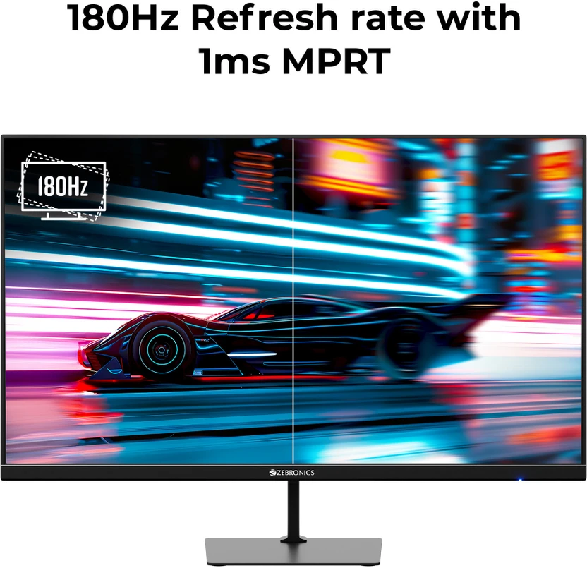 ZEBRONICS 68.58 cm (27 inch) Full HD IPS Panel with 300 Nits Brig...more
