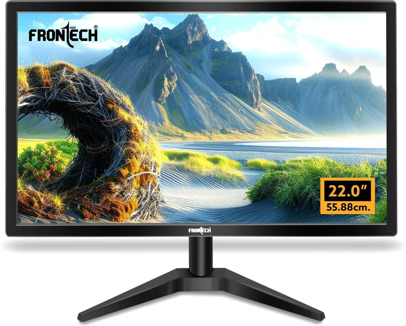 Computer Monitors Frontech - 55.88 cm (22 inch) HD LED Backlit VA Panel Monitor (MO...more